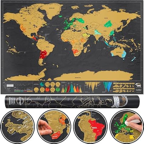 Map Of World Scratch Off